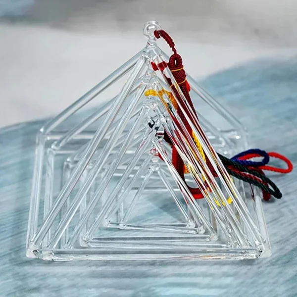 Quartz Crystal Singing Pyramid Set