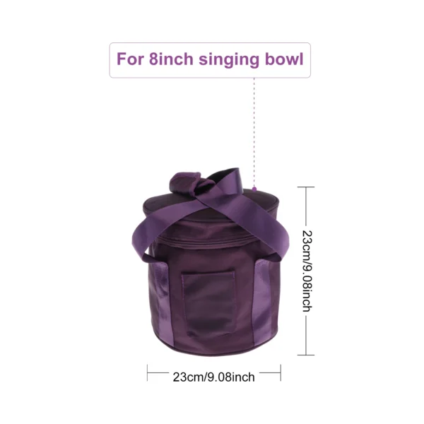 Cotton Crystal Singing Bowl Bag